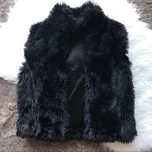 Bardelli Beverly Hills Black Faux fur vest Small